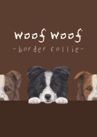 Woof Woof - Border Collie - BROWN