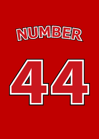 Number 44 red version