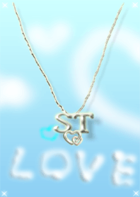 イニシャル S&T(ブルー2)左側