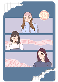 Portrait Girls : Cropper Blue