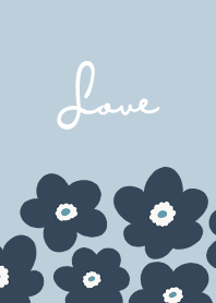 in bloom, flower na - blue