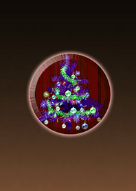 Christmas orange button @ Winter Feature