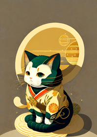 Kucing Kemakmuran Tahun Baru 70