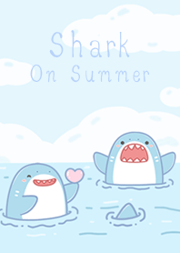 Shark On Blue Summer!
