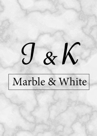 I&K-Marble&White-Initial