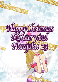 Happy Christmas Monster wind Harajuku23