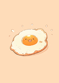 A slightly crispy fried egg