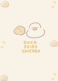 simple duck Fried Chicken beige