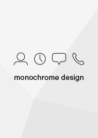 monochrome design theme