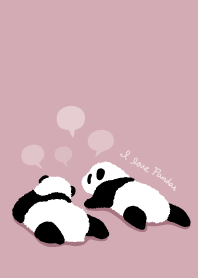 仔パンダ ～ くすみピンク