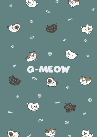 Q-meow3 - cadet blue