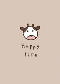 Happy cute cow1.