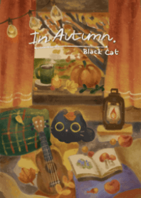 In Autumn ; Black Cat