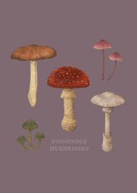 POISONOUS MUSHROOMS / PURPLE