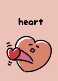Cute red heart theme