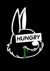 HUNGRY RABBIT -BLACK- THEME 56