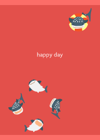 Whale Shark Ring on red JP