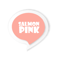 Salmon Pink Button In White V.3
