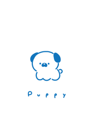 ปั๊ก | white blue.