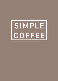 Simple coffee color theme
