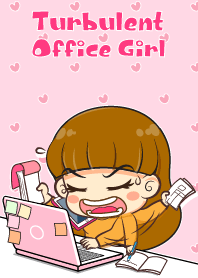 Turbulent Office Girl