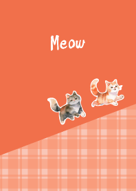 Lots of cats3 red & yellow