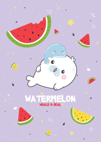 Whale&Seal Watermelon Lovely
