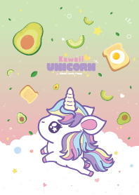 Unicorn Avocado Fruit Cutie Pretty