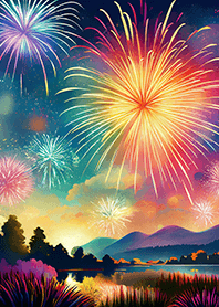 Beautiful Fireworks Theme#425