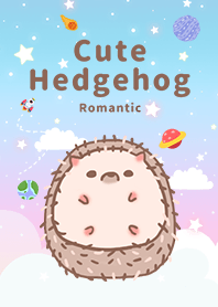 misty cat-Cute Hedgehog Galaxy romantic