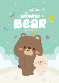 Brownie Bear Fat Cute Green