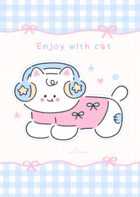 Enjoy with cat :)