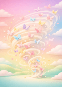 Pastel Butterfly Breeze
