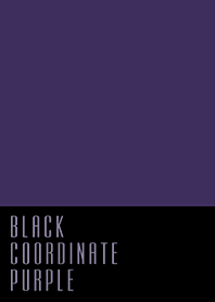 BLACK COORDINATE*PURPLE