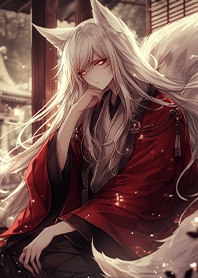 Shrine Nine-Tail White Flame Fox King