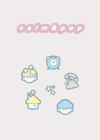 calm&pop -pink beige-