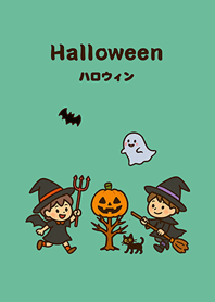Cute Magical Halloween(Mint Green)