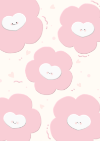 heart, flower, smiley face1