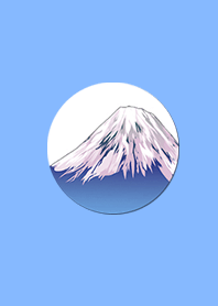 Simple Japanese Blue Mount Fuji
