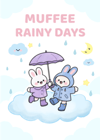 Muffee Rainy Days (Pink)