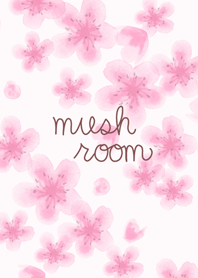 watercolor Cherry Blossoms mush