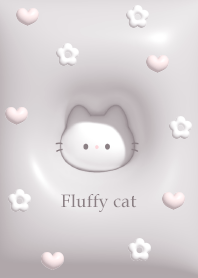 Greige Fluffy cat02_1