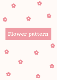 flower pattern_peachpink