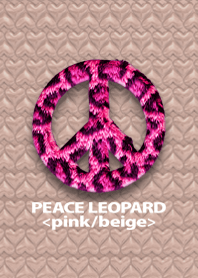 PEACE LEOPARD <pink/beige>