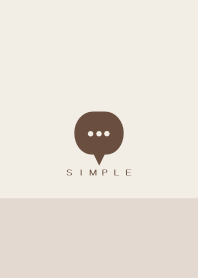 SIMPLE(beige brown)V.1689b