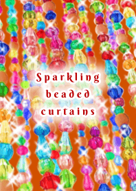 Showa Retro Glitter Beads Curtain Theme