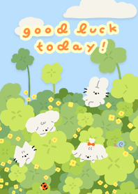 good luck today!