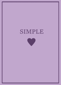 SIMPLE HEART =purple2=