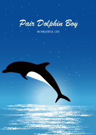 Pair Dolphin Boy Theme.