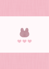 rabbit&heart.(dusty pink2)